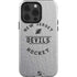 NHL New Jersey Devils Black Text iPhone 14 Pro Impact Case