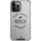 NHL New Jersey Devils Black Text iPhone 15 Pro Max Clear Case