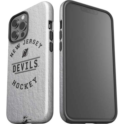 NHL New Jersey Devils Black Text iPhone 15 Pro Max Impact Case