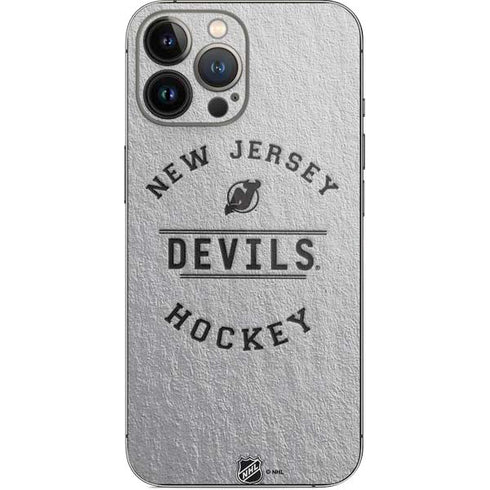 NHL New Jersey Devils Black Text iPhone 14 Pro Max Skin