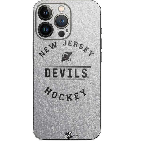 NHL New Jersey Devils Black Text iPhone 14 Pro Skin