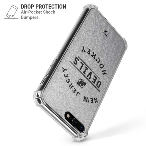 NHL New Jersey Devils Black Text iPhone 7/8 Plus Clear Case