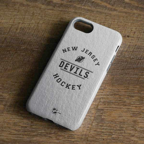 NHL New Jersey Devils Black Text iPhone 8 Pro Case