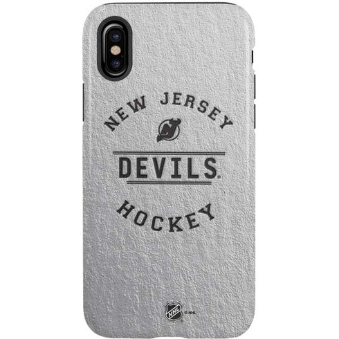 NHL New Jersey Devils Black Text iPhone X Pro Case