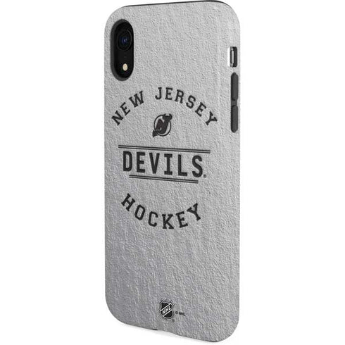NHL New Jersey Devils Black Text iPhone XR Pro Case