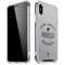 NHL New Jersey Devils Black Text iPhone XS Max Clear Case