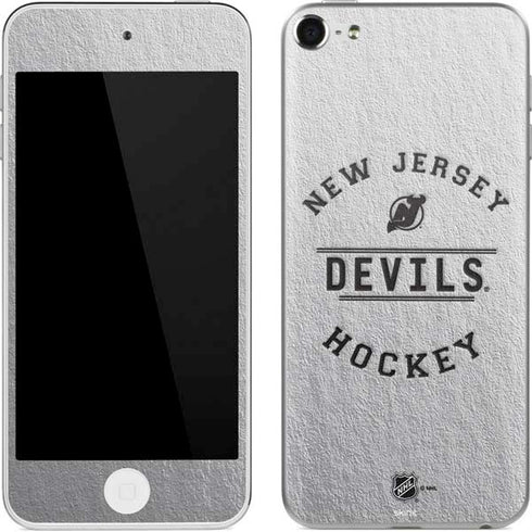 NHL New Jersey Devils Black Text Apple iPod Skin