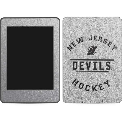 NHL New Jersey Devils Black Text Amazon Kindle Skin