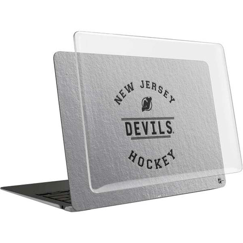 NHL New Jersey Devils Black Text MacBook Air 13in (2020) Case plus Skin
