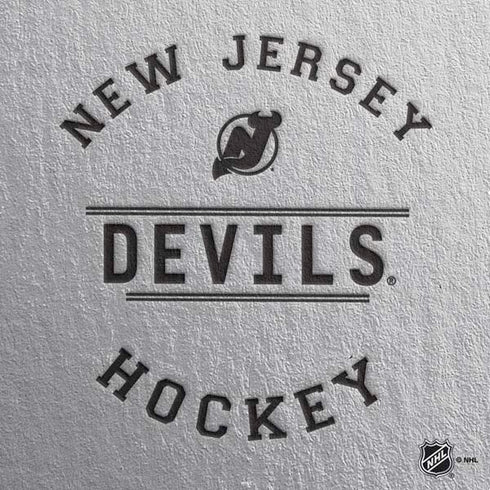 NHL New Jersey Devils Black Text PS4 Console Skin