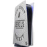 NHL New Jersey Devils Black Text PS5 Console Skin