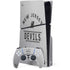 NHL New Jersey Devils Black Text PS5 Slim Disk Bundle Skin