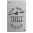 NHL New Jersey Devils Black Text PS5 Slim Disk Console Skin
