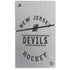 NHL New Jersey Devils Black Text PS5 Slim Digital Edition Console Skin