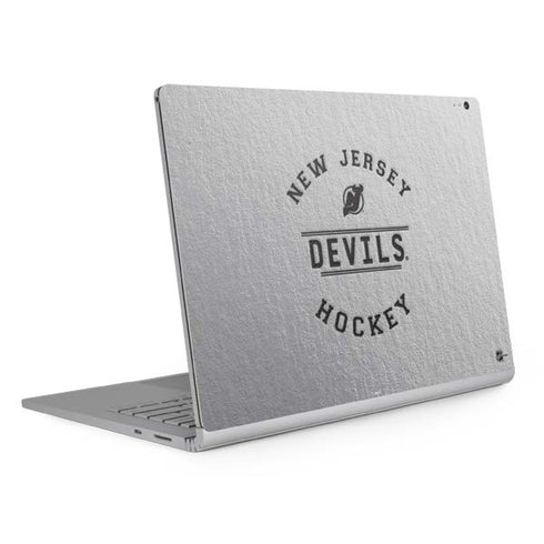 NHL New Jersey Devils Black Text Surface Book 2 13.5in Skin