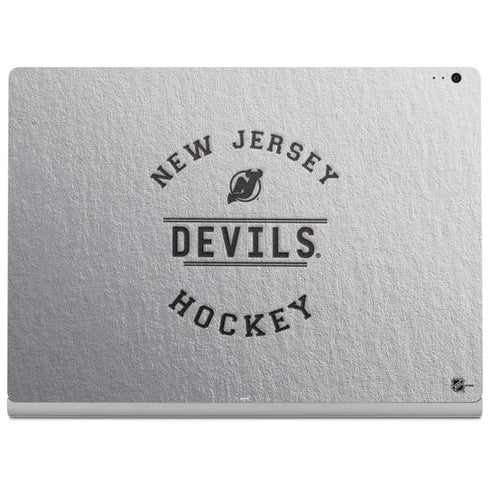 NHL New Jersey Devils Black Text Surface Book 2 13.5in Skin
