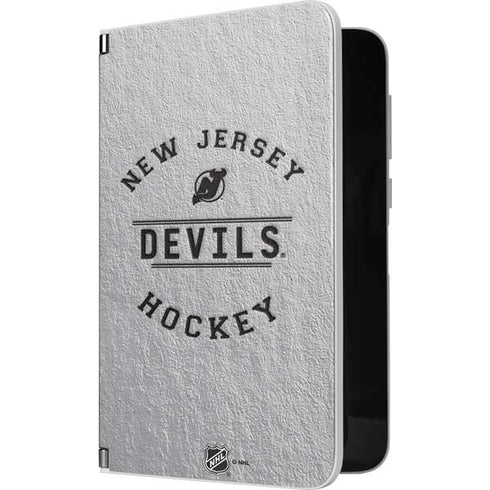 NHL New Jersey Devils Black Text Surface Duo Skin