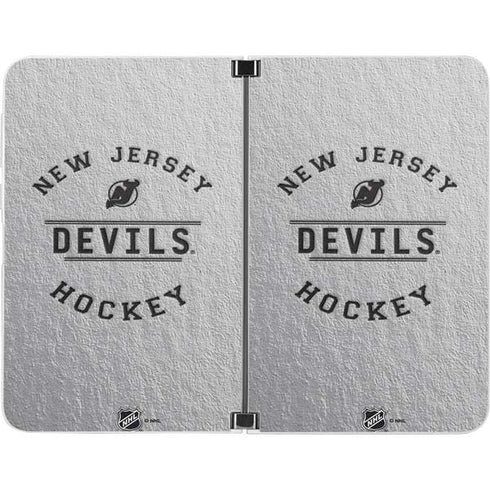 NHL New Jersey Devils Black Text Surface Duo Skin