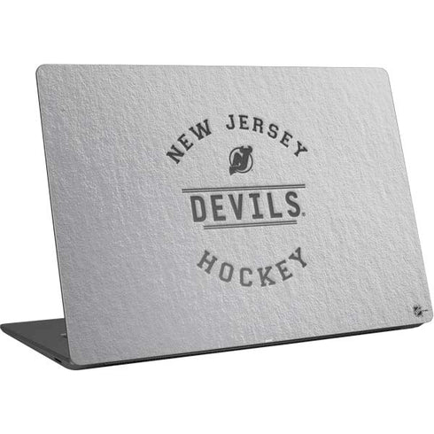 NHL New Jersey Devils Black Text Surface Laptop 4 15in Skin