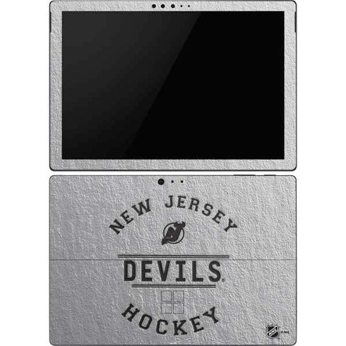 NHL New Jersey Devils Black Text Surface Pro 6 Skin