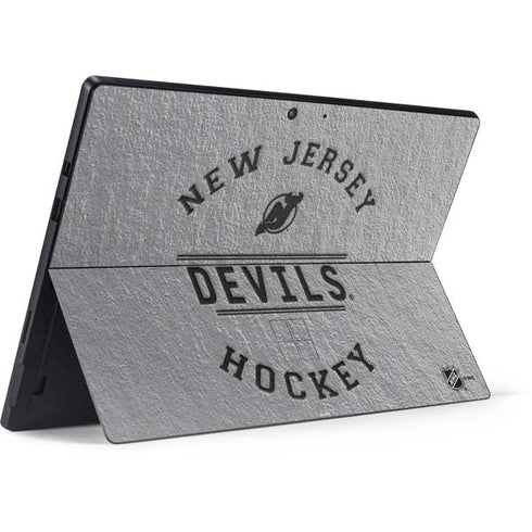 NHL New Jersey Devils Black Text Surface Pro 7 Skin