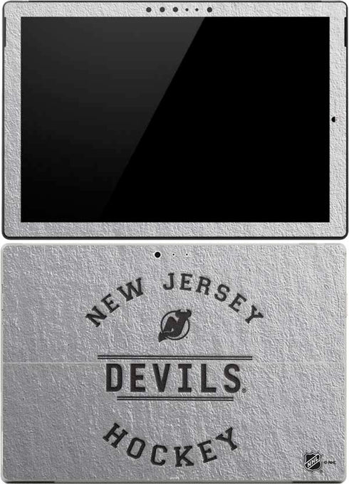 NHL New Jersey Devils Black Text Surface Pro (2017) Skin