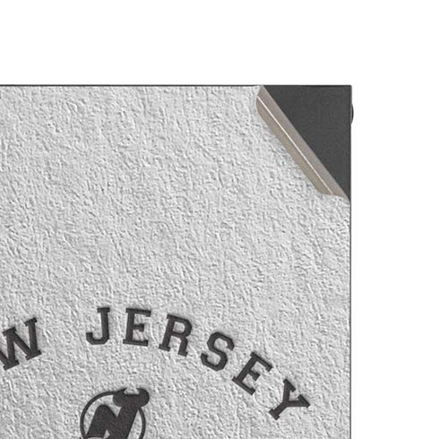 NHL New Jersey Devils Black Text Xbox Series X Console Skin