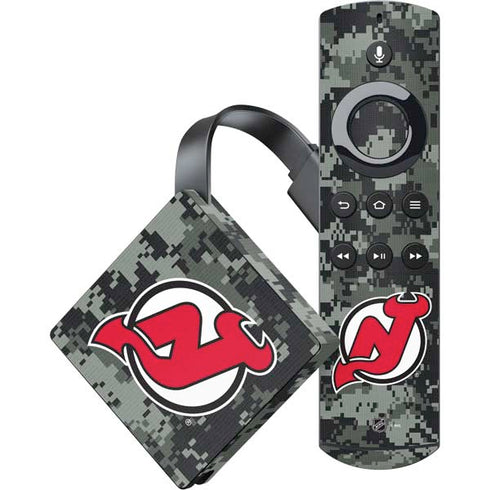 NHL New Jersey Devils Camo Amazon Fire TV Skin