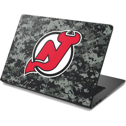 NHL New Jersey Devils Camo Dell Chromebook Skin