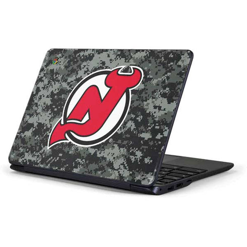NHL New Jersey Devils Camo Samsung Chromebook Skin