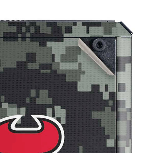 NHL New Jersey Devils Camo Cooler Master MasterBox Q300L Mini Tower Skin