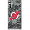 NHL New Jersey Devils Camo Galaxy A13 5G Clear Case