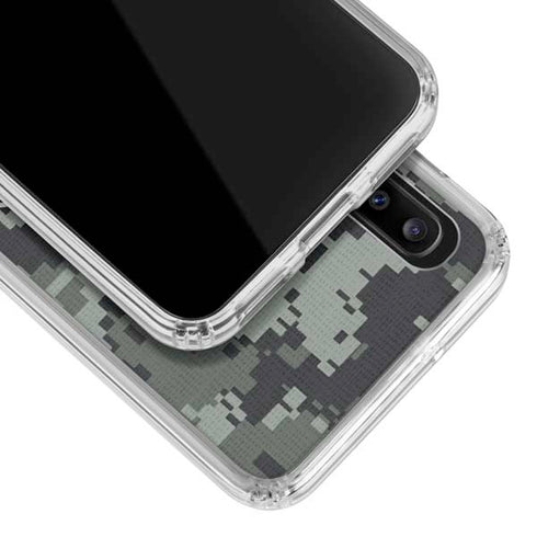 NHL New Jersey Devils Camo Galaxy A20 Clear Case