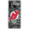 NHL New Jersey Devils Camo Galaxy A21 Clear Case