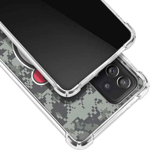 NHL New Jersey Devils Camo Galaxy A52 5G Clear Case