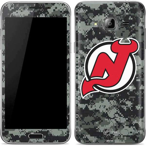 NHL New Jersey Devils Camo Galaxy J3 Skin