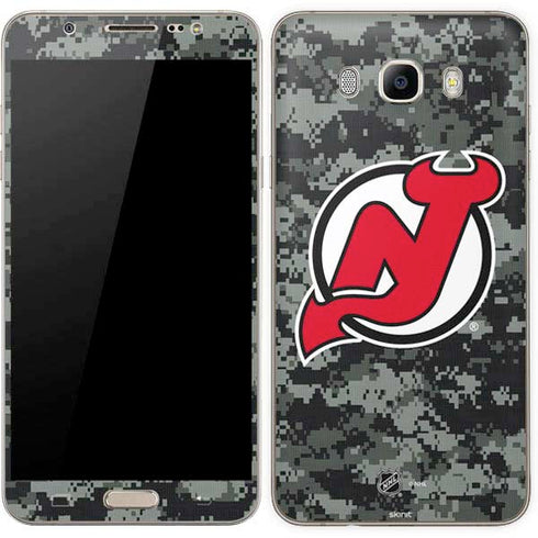 NHL New Jersey Devils Camo Galaxy J7 Skin