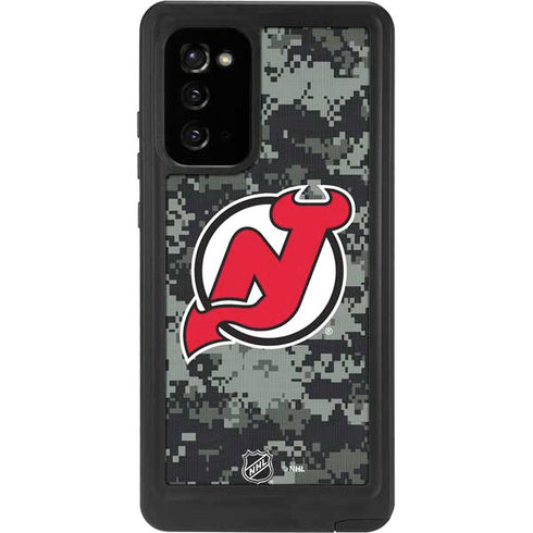 NHL New Jersey Devils Camo Galaxy Note20 5G Waterproof Case