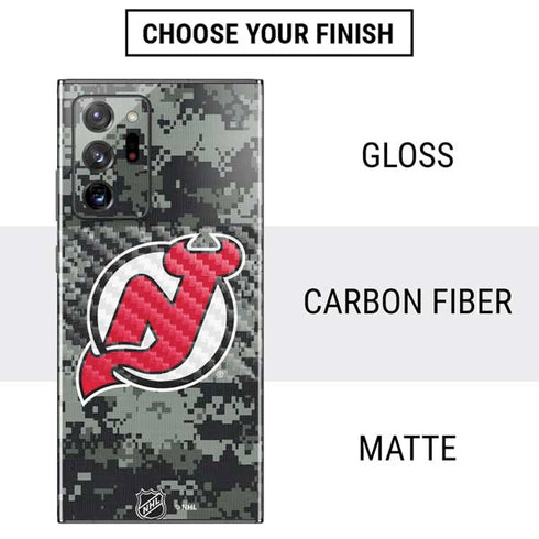 NHL New Jersey Devils Camo Galaxy Note20 Ultra 5G Skin