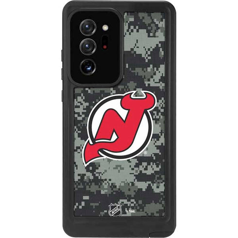 NHL New Jersey Devils Camo Galaxy Note20 Ultra 5G Waterproof Case