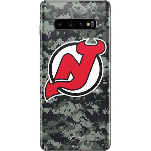 NHL New Jersey Devils Camo Galaxy S10 Plus Skin