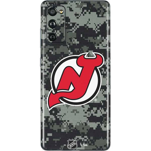 NHL New Jersey Devils Camo Galaxy S20 Fan Edition Skin