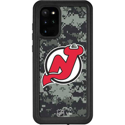 NHL New Jersey Devils Camo Galaxy S20 Plus Waterproof Case