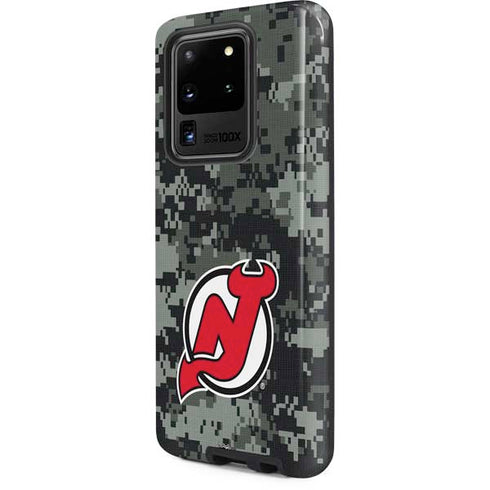 NHL New Jersey Devils Camo Galaxy S20 Ultra 5G Pro Case