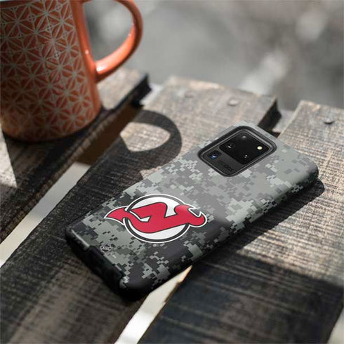 NHL New Jersey Devils Camo Galaxy S20 Ultra 5G Pro Case