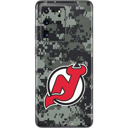 NHL New Jersey Devils Camo Galaxy S20 Ultra 5G Skin