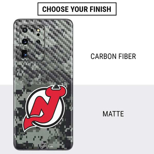 NHL New Jersey Devils Camo Galaxy S20 Ultra 5G Skin