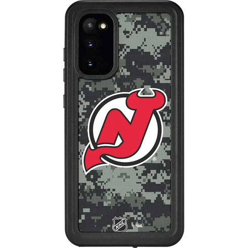 NHL New Jersey Devils Camo Galaxy S20 Waterproof Case