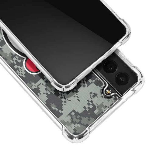 NHL New Jersey Devils Camo Galaxy S21 5G Clear Case