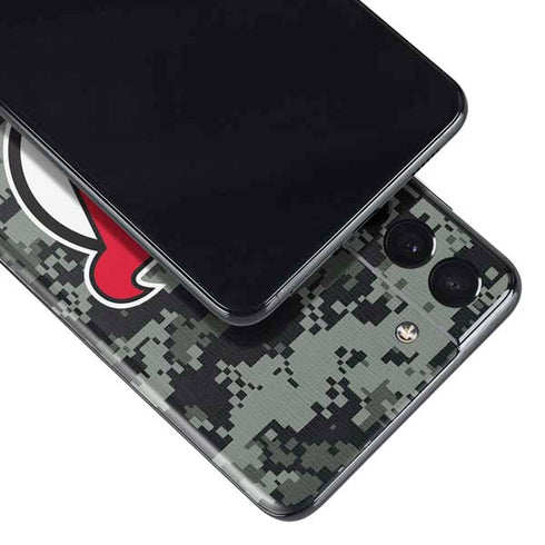 NHL New Jersey Devils Camo Galaxy S21 5G Skin